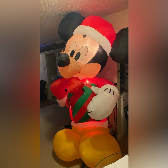 Gemmy Holiday Foot Gemmy Christmas Gift Blow Up Disneys Mickey